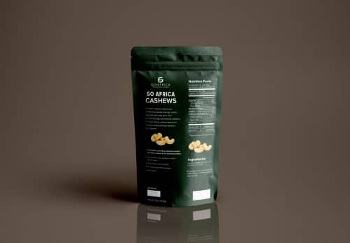 GoAfrica Roasted Cashews - 8oz. bag - Image 4