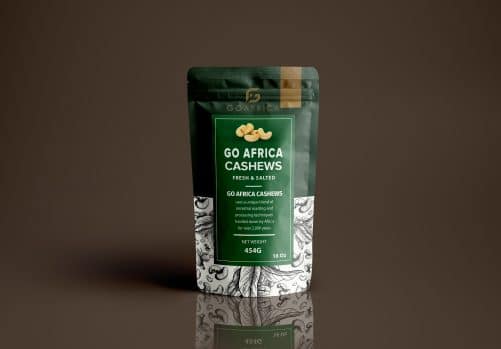 GoAfrica Roasted Cashews - 8oz. bag - Image 5