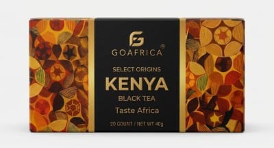 Go Africa® Select Origins- Kenya: Black Tea (20-Count Box) 20 tea bags  (1.41 oz / 40g) - Image 2