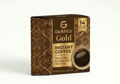 Go Africa® Gold Instant Coffee Sachets (14-Count Carton) – 100% Pure & 3-in-1 Blends - Image 4